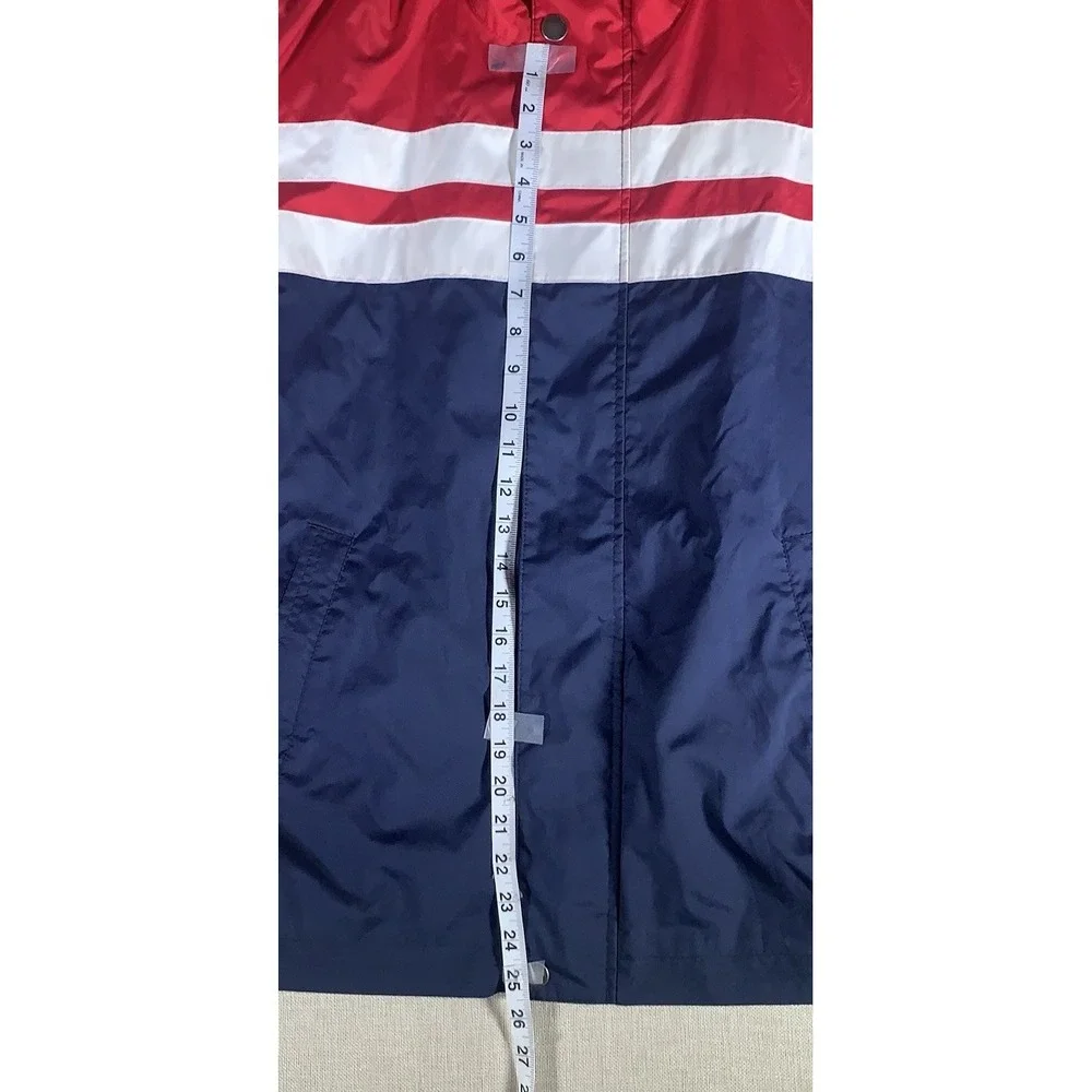 Brooks Brothers 346 Men's Red White Blue Rain Jacket Bomber Jacket - 2XL‎ - Picture 3 of 10